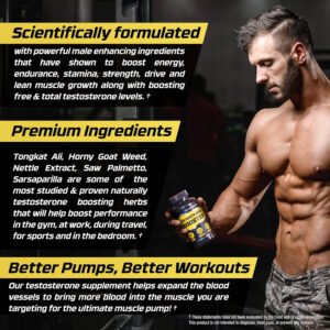 Hylite Nutrition Testosterone Booster 60 Capsule - Image 4